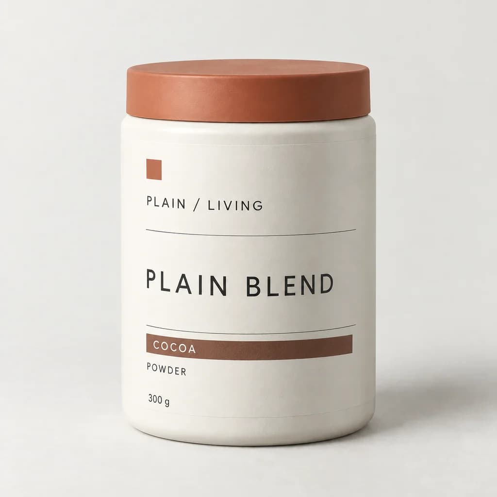 Plain Blend Cocoa canister
