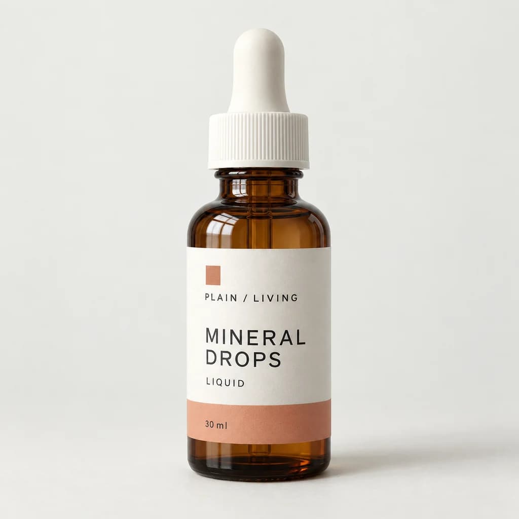 Mineral Drops packaging