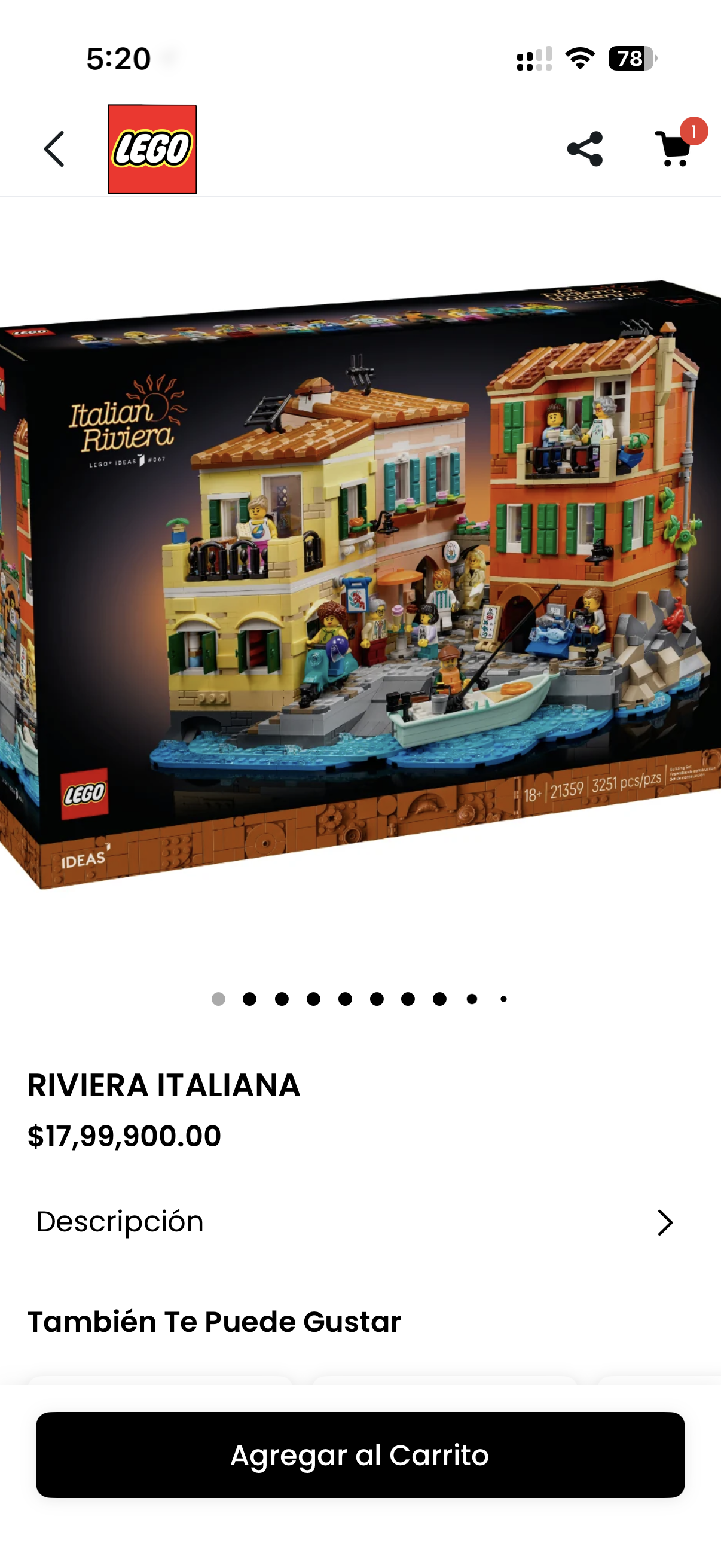 LEGO app product page