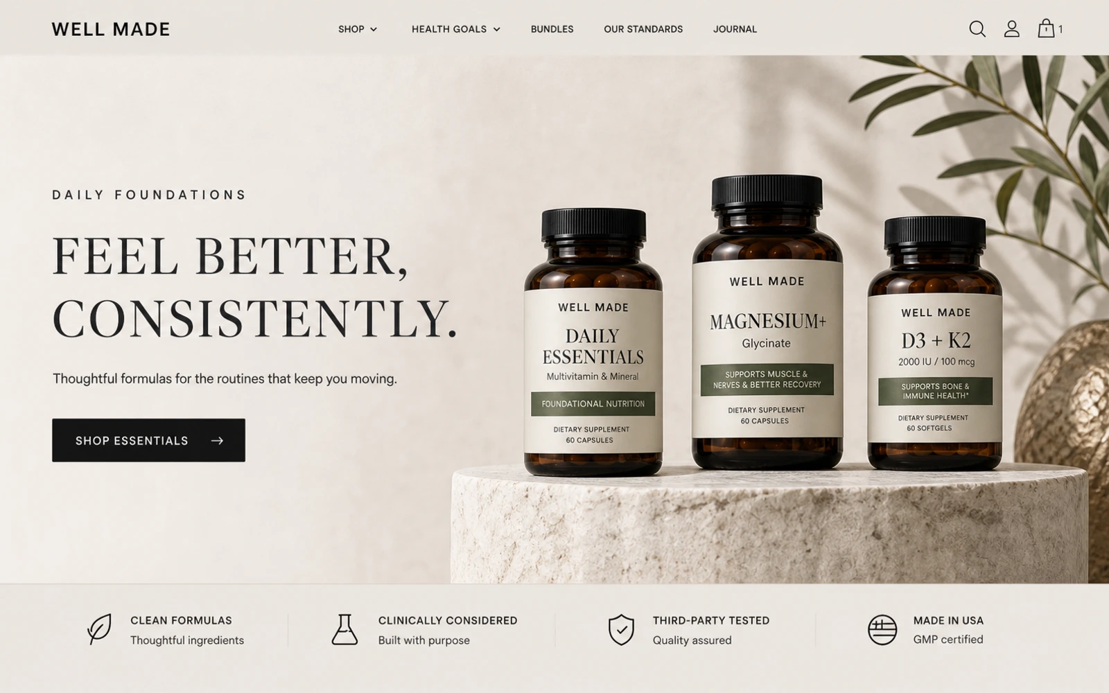 Modern storefront redesign