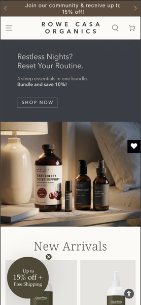 Rowe Casa Organics