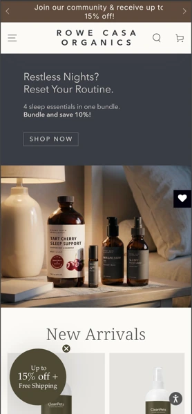 Rowe Casa Organics